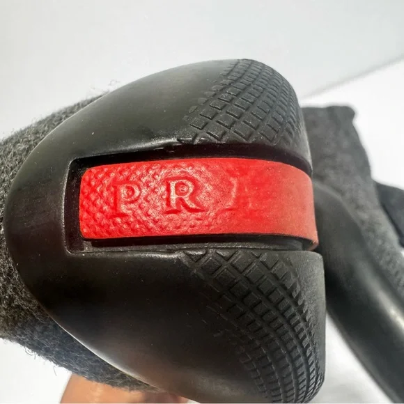 Prada Gray Wool Loafers Casual Shoes Size 36 - Picture 14 of 16